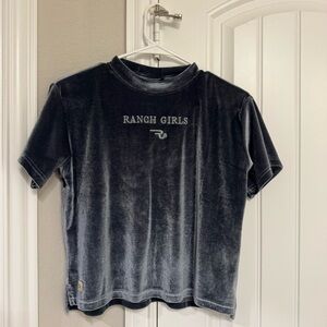 Black Velvet Short Sleeve Tee